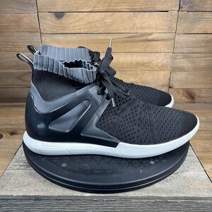 Bally Avallo Mens Size US 7.5 Black Lace Up High Top Shoes Athletic Sneakers